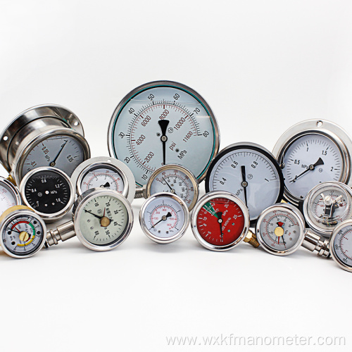 0-1000bar Diameter Pressure Gauge